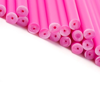 CakePop Sticks - Kunststoff Pink 19cm